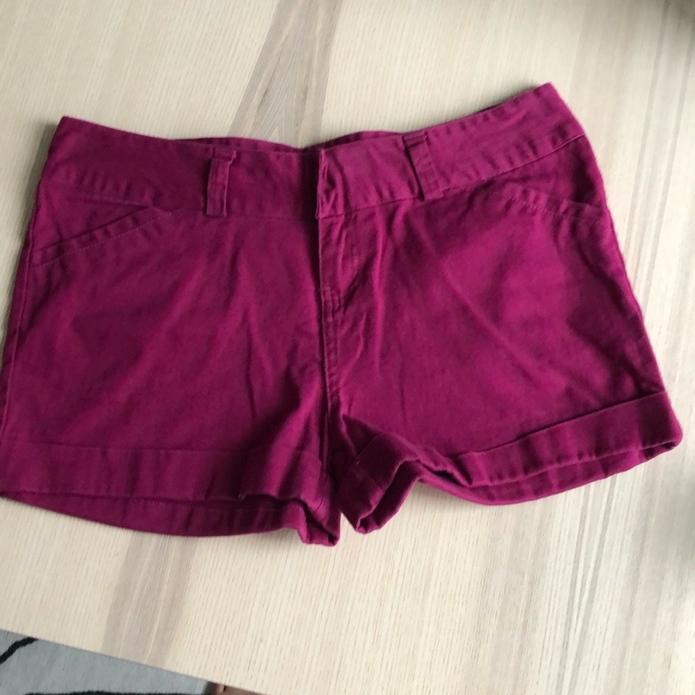 Rue21 Mini Magenta Shorts